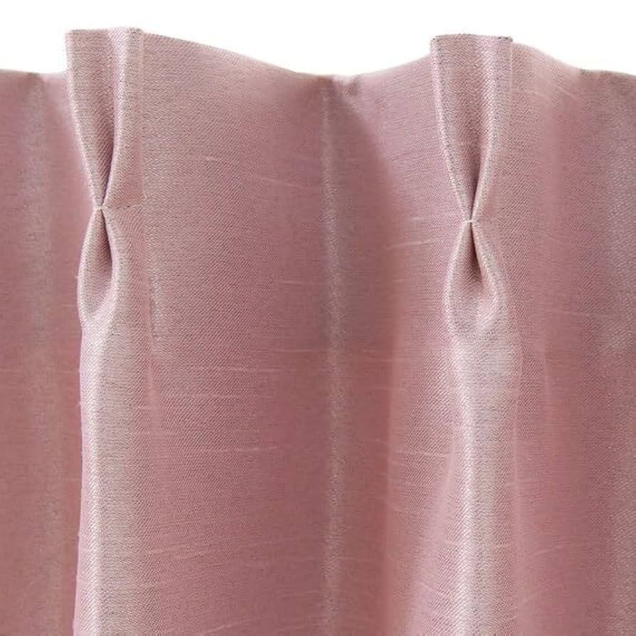 カーテン　クレア　ローズ　100×200 光沢　遮光　遮熱　形状記憶　洗濯 Amazon｜ニトリ 遮光2級 遮熱 カーテン クレア 100X200cm 2枚